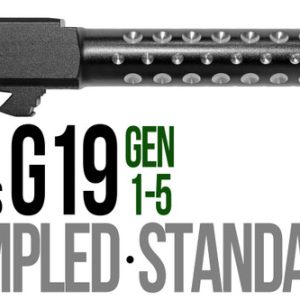 Fits Glock 19 9mm Match Straight Fluted Barrel Threaded 2 Tone - Polymer80 Shop