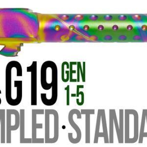 Fits Glock 19 9mm Match Straight Fluted Barrel in Python - Polymer80 Shop