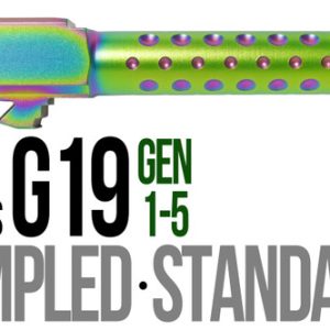 Fits Glock 19 9mm Match 5 Sided Flat Fluted Barrel - Polymer80 Shop
