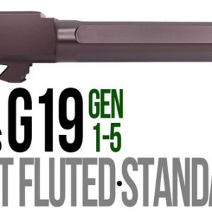 Fits Glock 19 9mm Match Thin Spiral Fluted Barrel in Python - Polymer80 Shop