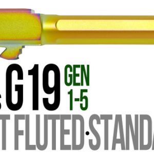 Fits Glock 19 9mm Match Straight Fluted Barrel Threaded in Chameleon - Polymer80 Shop