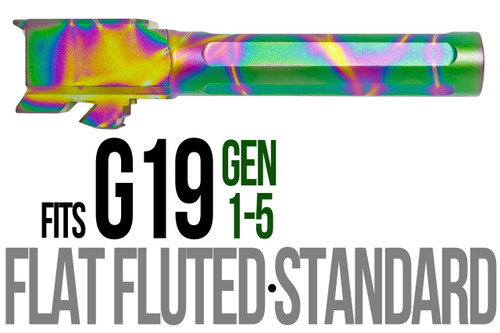 Fits Glock 17 9mm Flush Fit Barrel in Radio Active - Polymer80 Shop