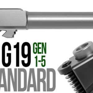 Fits Glock 17 New  9mm Match Grade Barrel in Flat Gray - Polymer80 Shop