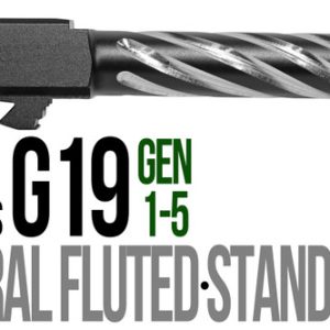 Fits Glock 19 9mm Match Golf Ball Dimpled Barrel 2 Tone - Polymer80 Shop