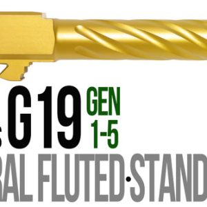 Fits Glock 19 9mm Match Thick Spiral Fluted Barrel  in Python - Polymer80 Shop