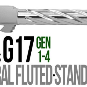 Fits Glock 17 9mm Match Thin Spiral Fluted Threaded Barrel in Python - Polymer80 Shop