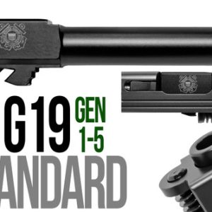 Coast Guard Logo Combat Armory barrel Fits Glock 19 9mm Flush Fit Barrel - Polymer80 Shop