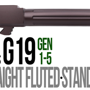 Fits Glock 17 9mm Match Straight Fluted Barrel in Plum - Polymer80 Shop