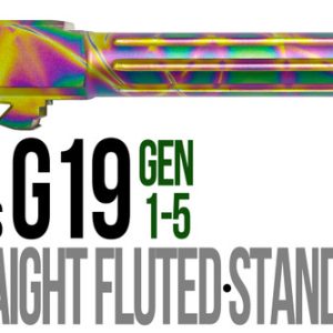 Fits Glock 19 9mm Match 5 Sided Flat Fluted Barrel in Python - Polymer80 Shop