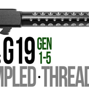 Fits Glock 19 9mm Match Thick Spiral Fluted Barrel 2 Tone - Polymer80 Shop