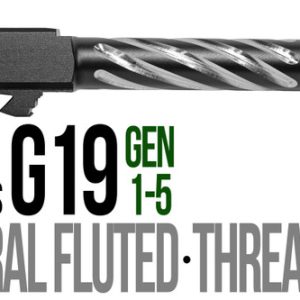 Fits Glock 19 9mm Match Golf Ball Dimpled Barrel Threaded 2 Tone - Polymer80 Shop