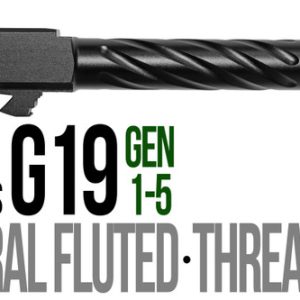 Fits Glock 19 9mm Match 5 Sided Flat Fluted Barrel Threaded in Chameleon - Polymer80 Shop