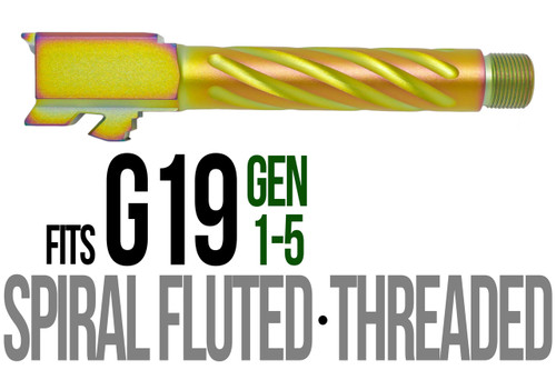 Fits Glock 17 New 9mm Match Grade Barrel in Gold - Polymer80 Shop