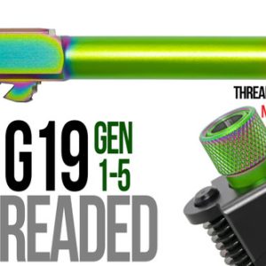 Fits Glock 17 GEN 5 Match Grade 9mm Barrel threaded - Polymer80 Shop