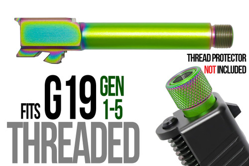 Fits Glock 17 GEN 5 Match Grade 9mm Barrel threaded - Polymer80 Shop