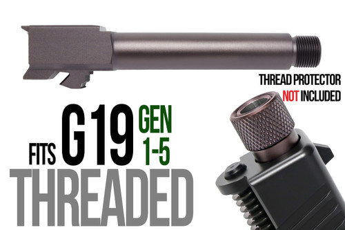 Fits Glock 17 9mm Match Grade Barrel Threaded in Chameleon - Polymer80 Shop