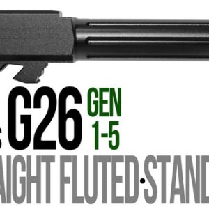 Fits Glock 17 Gen 1-4 9mm Barrel Threaded Naked Stainless Steel - Polymer80 Shop