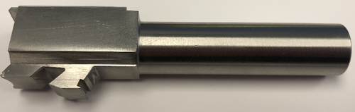 Fits Glock 19 9mm Match Straight Fluted Threaded Barrel Naked Stainless - Polymer80 Shop