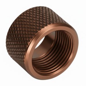 Thread Protector 1/2 x 28 (9mm & .357SIG Barrel) Knurled in Radio Active Green - Polymer80 Shop