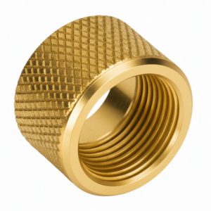 Thread Protector 1/2 x 28 (9mm & .357SIG Barrel)Knurled in Copper - Polymer80 Shop