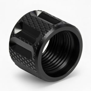 Thread Protector 1/2 x 28 (9mm & .357SIG Barrel) Knurled Straight Fluted in Gold - Polymer80 Shop