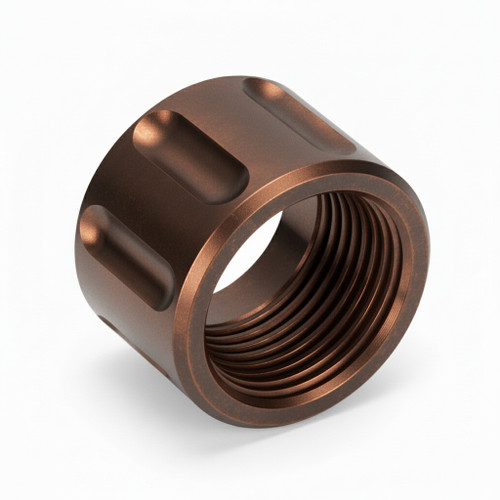 Thread Protector 1/2 x 28 (9mm & .357SIG Barrel) Straight Fluted in Radio Active Green - Polymer80 Shop