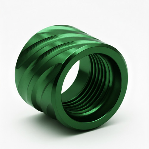 Thread Protector 1/2 x 28 (9mm & .357SIG Barrel) Thick Spiral in Violet - Polymer80 Shop