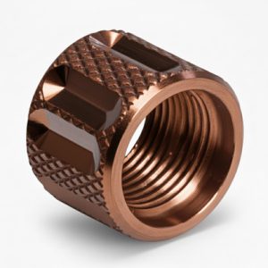 Thread Protector 1/2 x 28 (9mm & .357SIG Barrel) Knurled Straight Fluted in Radio Active Green - Polymer80 Shop