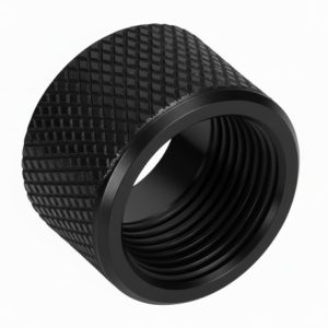 Thread Protector 1/2 x 28 (9mm & .357SIG) Knurled in Naked - Polymer80 Shop