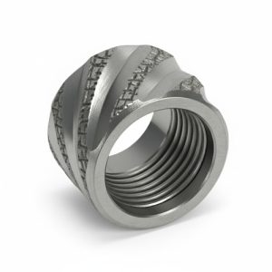 Thread Protector 1/2 x 28 (9mm & .357SIG Barrel) Knurled Thick Spiral in Black - Polymer80 Shop