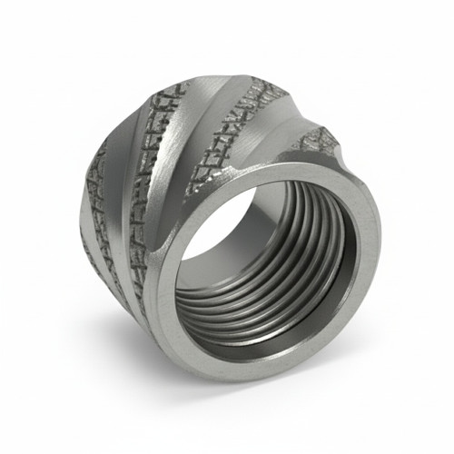 Thread Protector 1/2 x 28 (9mm & .357SIG Barrel) Knurled Thick Spiral in Black - Polymer80 Shop