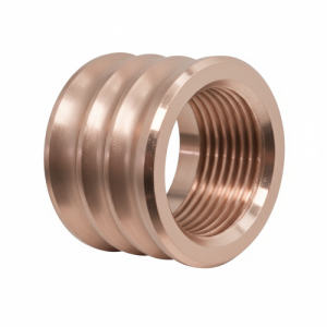 Thread Protector 1/2 x 28 (9mm & .357SIG Barrel) Knurled Straight Fluted in Rose Gold - Polymer80 Shop