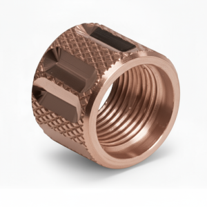 Thread Protector 1/2 x 28 (9mm & .357SIG Barrel) Knurled Thick Spiral in Rose Gold - Polymer80 Shop
