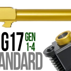 Fits Glock 26 New  9mm Match Barrel threaded in Gold - Polymer80 Shop