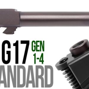 Fits Glock 17  9mm Match Barrel threaded in Plum - Polymer80 Shop