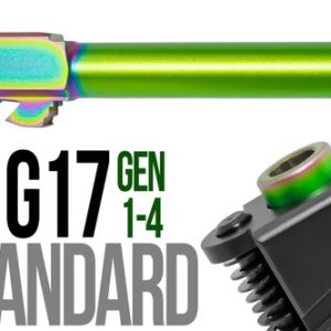 Fits Glock 17 9mm Match Barrel Threaded in Dark Earth - Polymer80 Shop