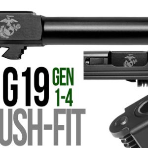 Air Force Logo Combat Armory barrel Fits Glock 19 New 9mm Match Grade Barrel threaded - Polymer80 Shop