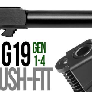 Fits Glock 19 9mm Flush Fit Barrel in Plum - Polymer80 Shop