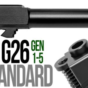 Fits Glock 19 New  9mm Match Barrel in Gold - Polymer80 Shop