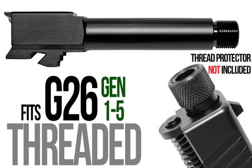 Fits Glock 19 9mm Barrel in Radio Active - Polymer80 Shop
