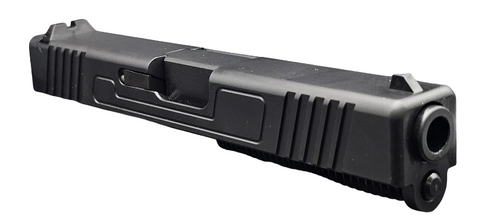 Slide Fits Glock 19 Gen3 Fully Assembled Tapered Nose Black Nitride Threaded - Polymer80 Shop