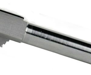 Fits Glock 17 9mm Match Thick Spiral Fluted Barrel Threaded in Flat Gray - Polymer80 Shop