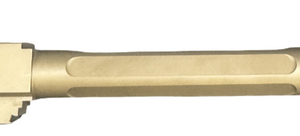 Fits Glock 19 9mm Match Straight Fluted  Barrel  in Flat Gray - Polymer80 Shop
